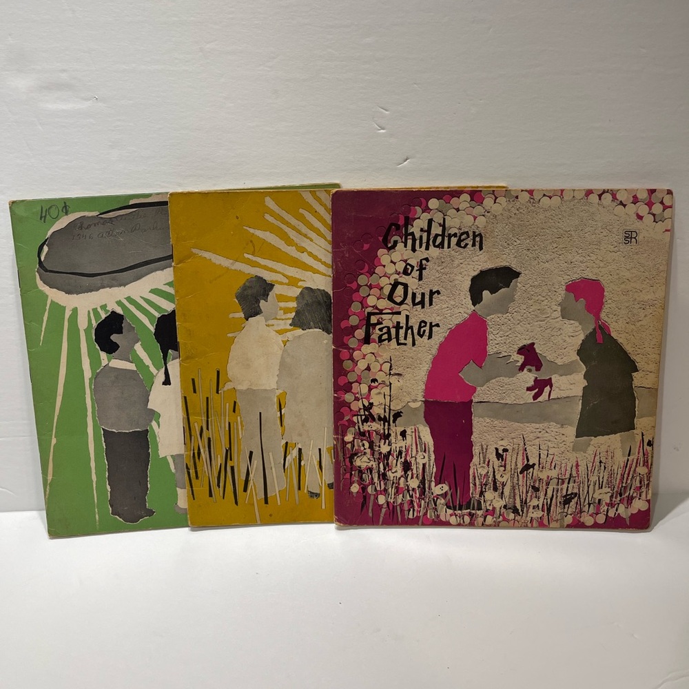 1965 Children religion series books, , 3 books